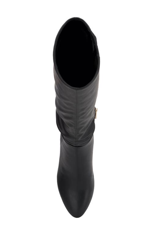 Jessica Simpson Minerva Womens Faux Suede Tall Knee-high Boots In Black