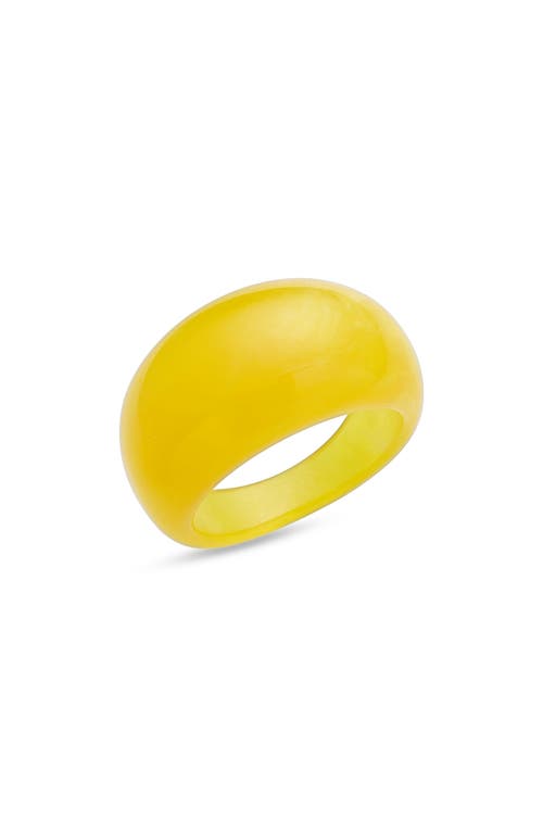 Mango Smoothie Ring in Yellow