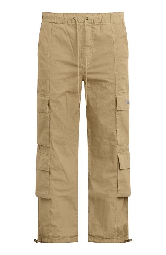 Shop Hudson Drawstring Stretch Ripstop Cargo Pants In Ripstop Tan
