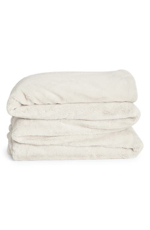 UnHide Cuddle Puddles Plush Throw Blanket in Snow White at Nordstrom