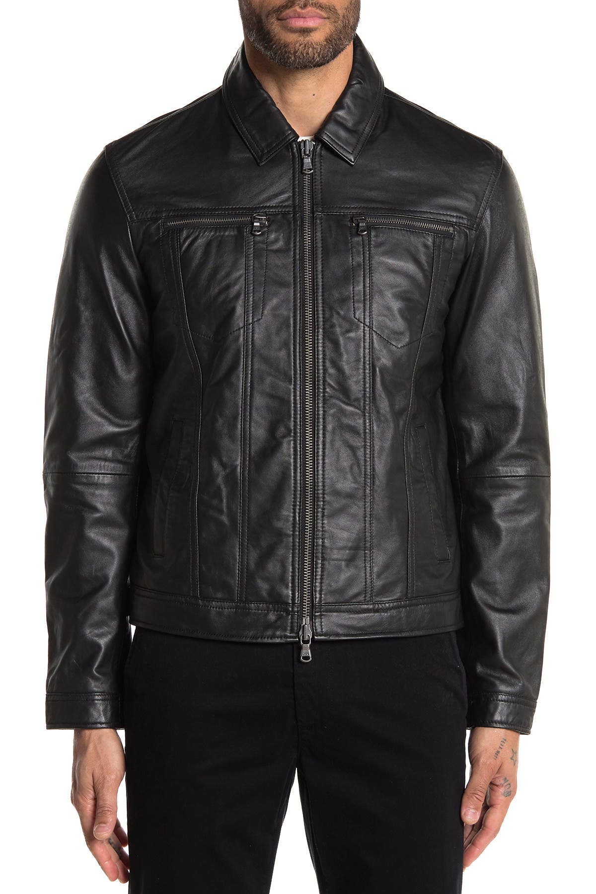 John Varvatos Star USA | Leather Jacket | HauteLook