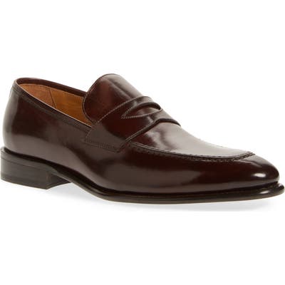 Florsheim Imperial Venucci Apron Toe Penny Loafer - Brown