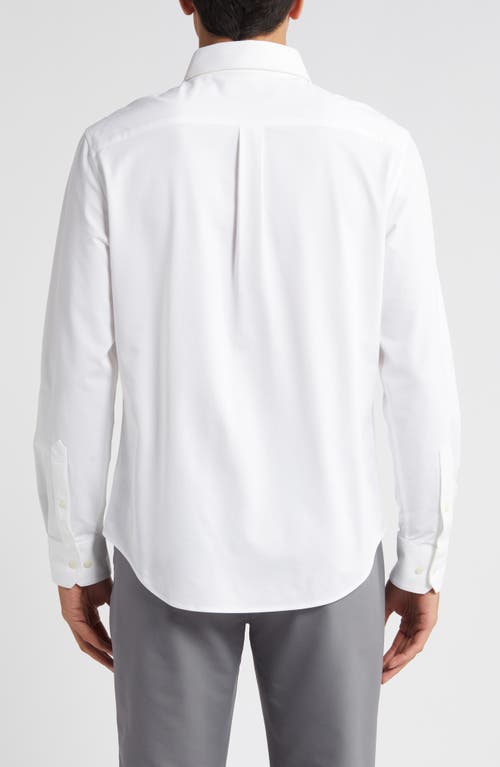 Mizzen + Main Leeward Stretch Button-up Shirt In White