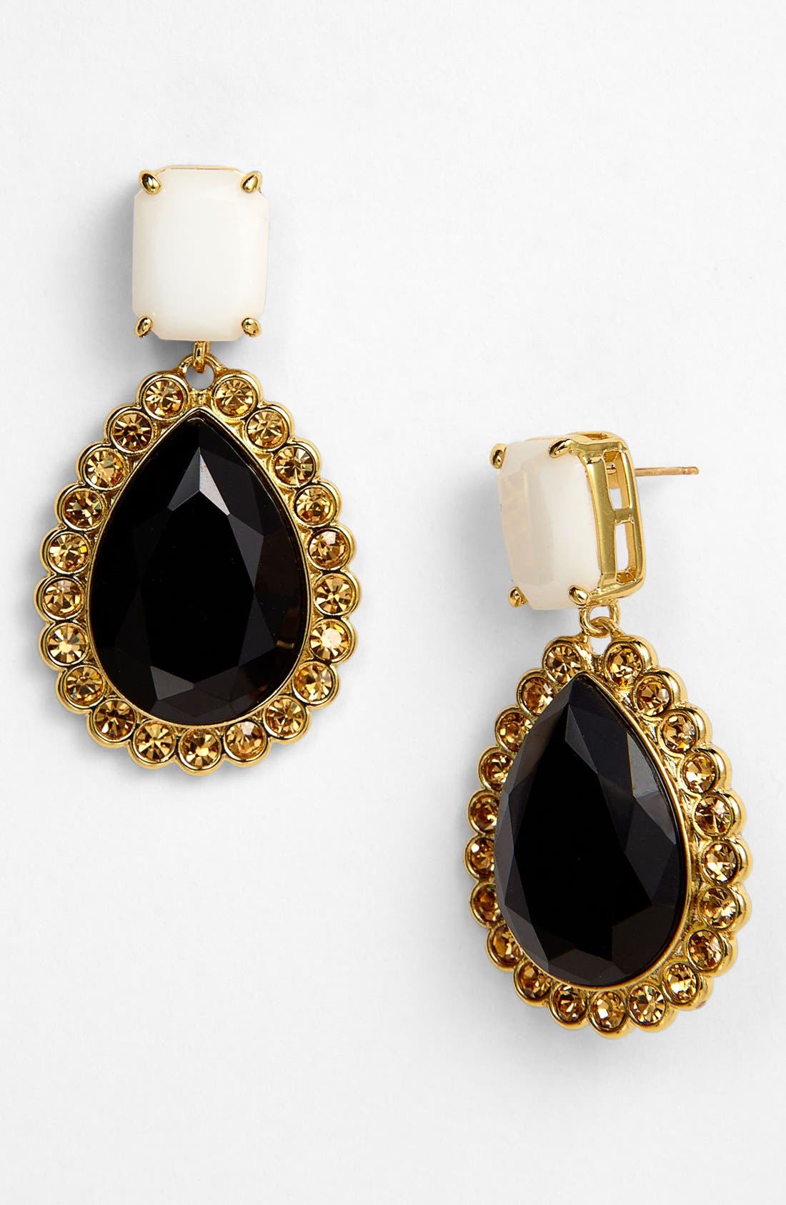 kate spade new york 'run around' framed stone earrings Nordstrom
