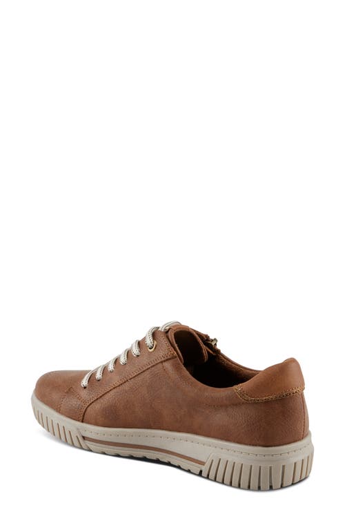 Spring Step Jamia Water Resistant Sneaker In Brown