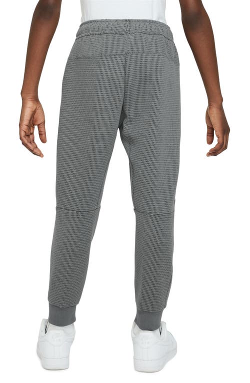 Shop Nike Kids' Tech Fleece Sweatpants In Smoke Grey/black/black