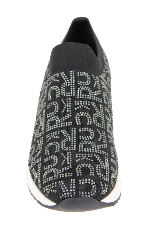 Reaction Kenneth Cole Cameron Jewel Jogger Sneaker In Black Logo
