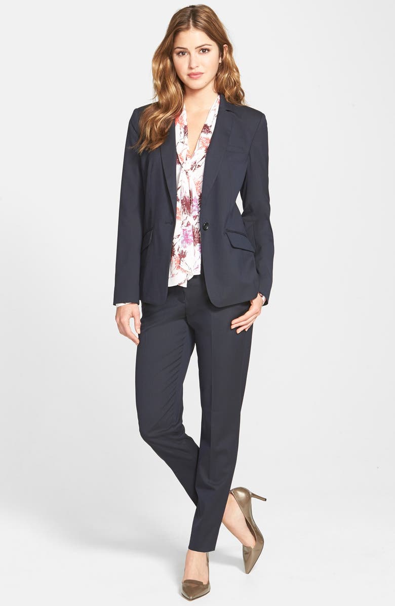 Halogen<sup>®</sup> Lapis Pattern Suit Jacket, Alternate, color, 