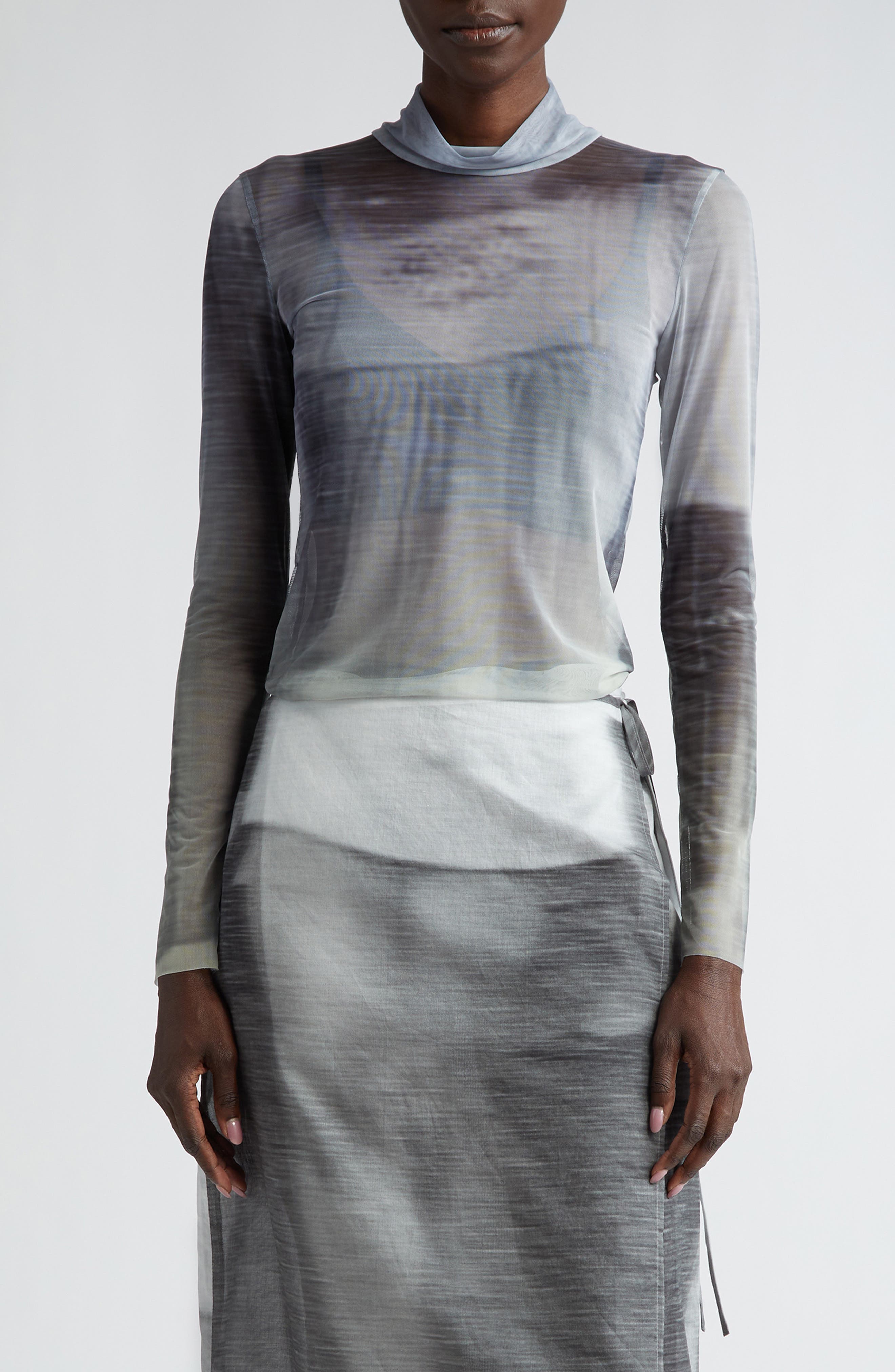 nordstrom sheer top