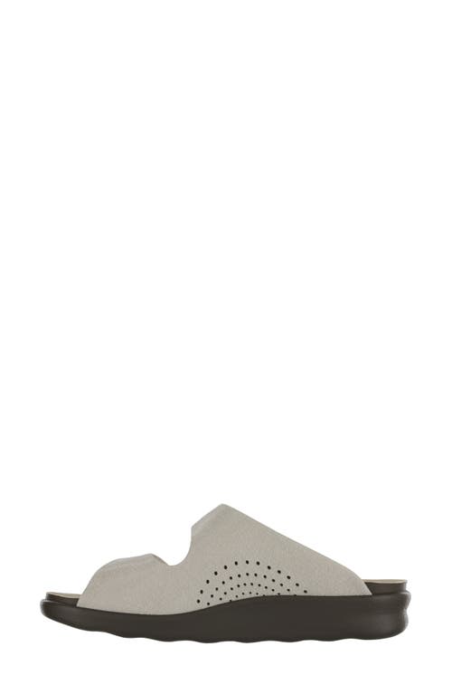 Sas Cozy Slide Sandal In Web Linen