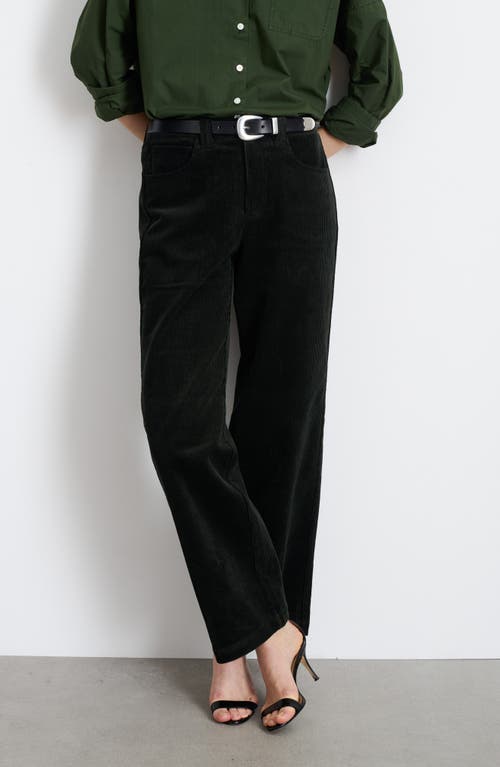 Shop Alex Mill Darci Corduroy Chinos In Forest