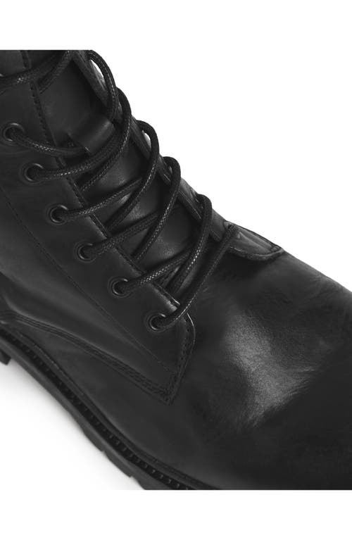 Shop Allsaints Tobias Plain Toe Boot In Black