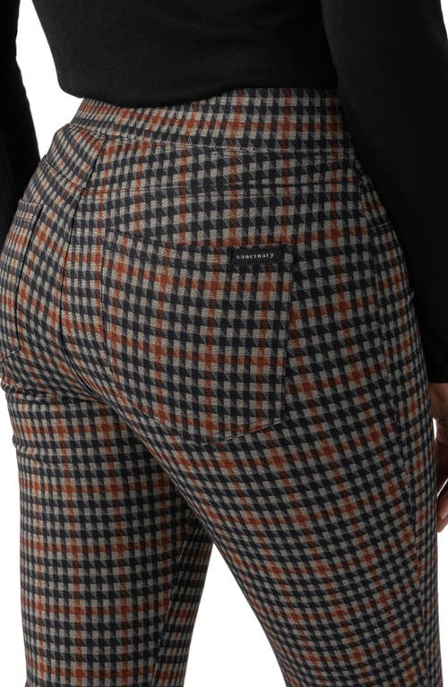 Shop Sanctuary Runway Houndstooth Check Leggings In Arrow Plaid