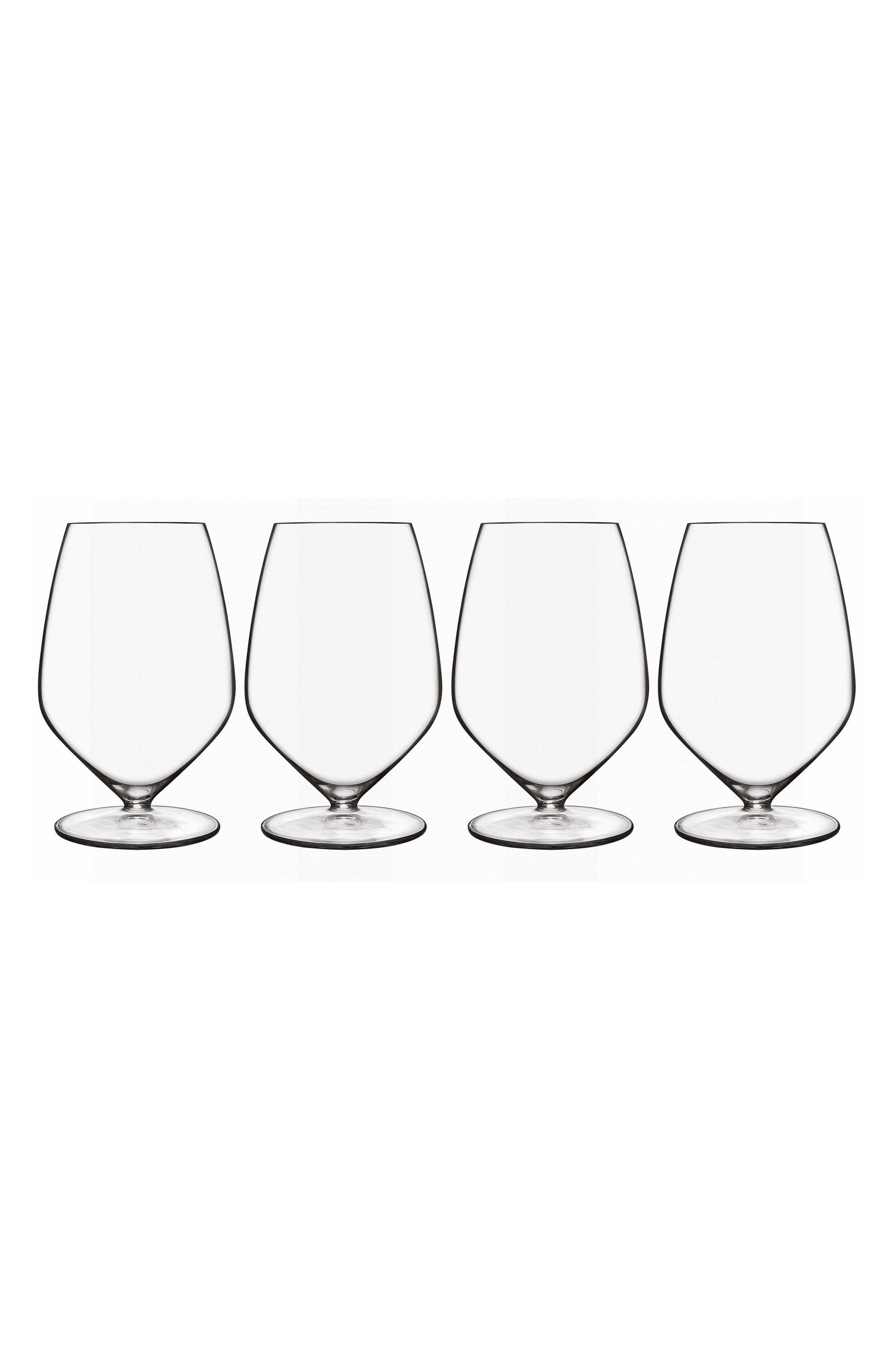 Luigi Bormioli Supermo 15.25 oz Chianti/Pinot Grigio Red Wine  Glasses, 2 Count (Pack of 1), Clear: Wine Glasses