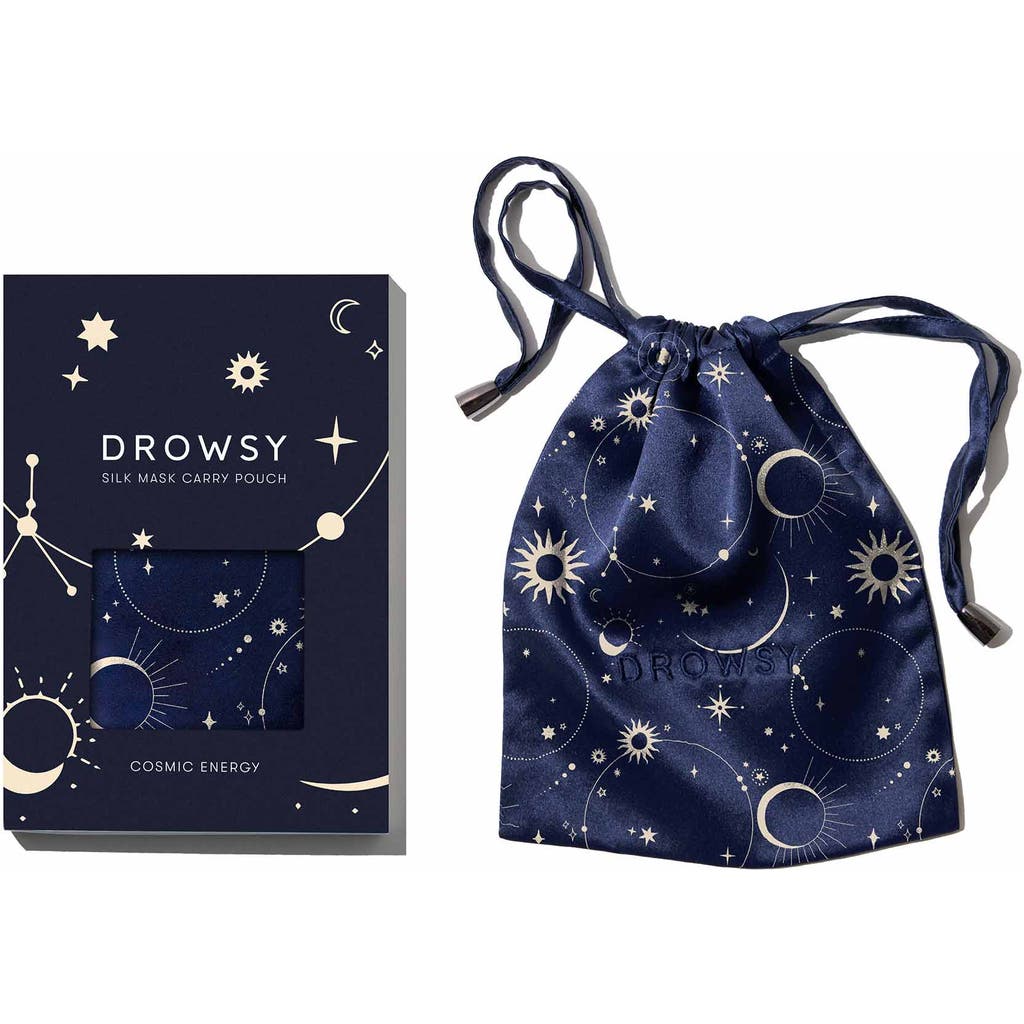 Drowsy Sleep Co . Silk Carry Pouch In Cosmic Energy