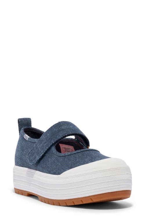 Keds ® Platform Mary Jane Sneaker In Denim