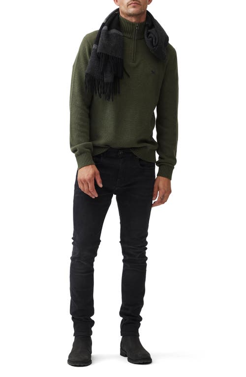 Rodd & Gunn Rodd And Gunn Merrick Bay Quarter-zip Sweater In Loden