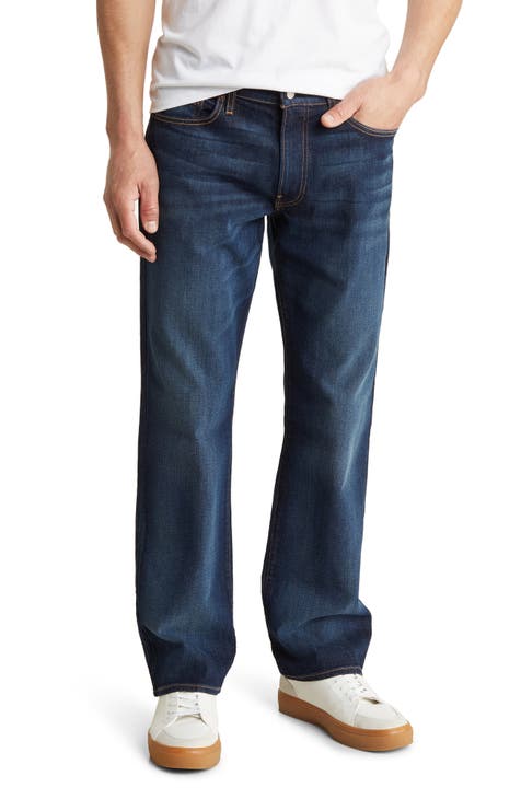 Lucky Brand Jeans Blue Denim 181 Relaxed Fit Straight Leg Mens Size 36 x 30