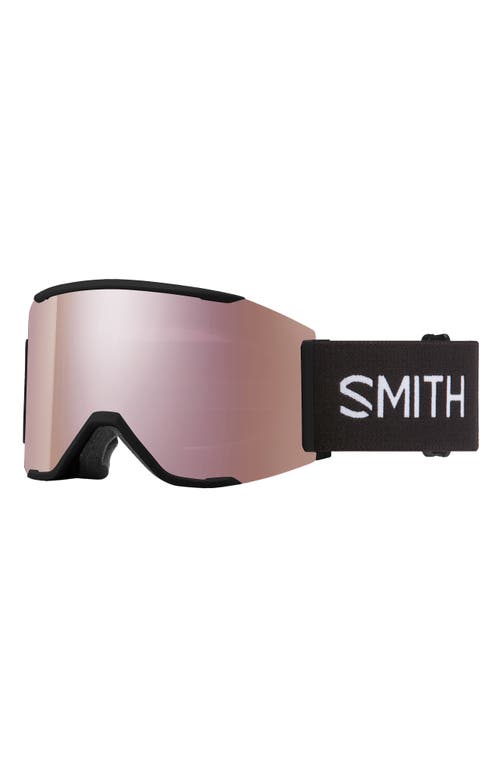 Squad MAG 170mm ChromaPop Low Bridge Snow Goggles in Black /Rose Gold