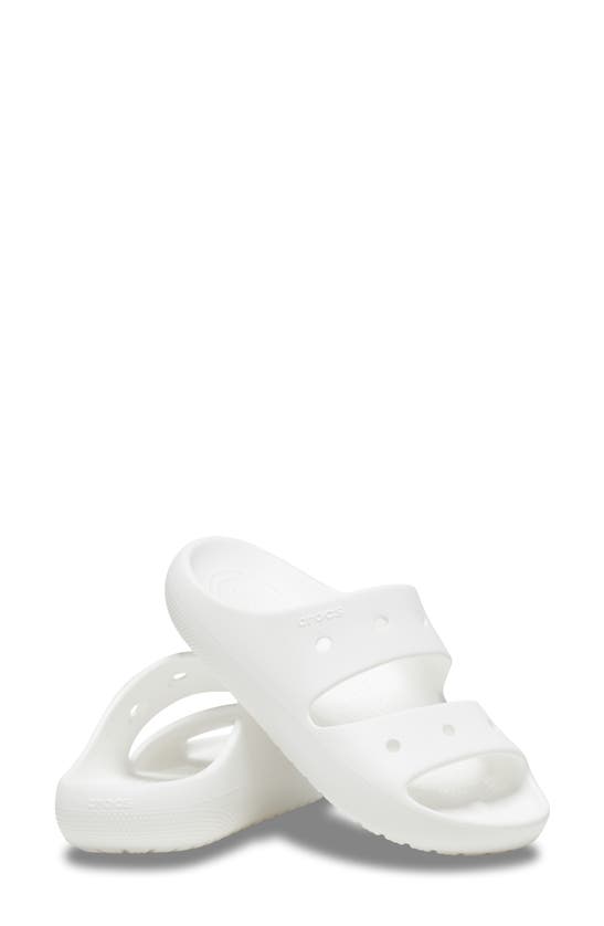 Shop Crocs Classic V2 Water Resistant Sandal In White