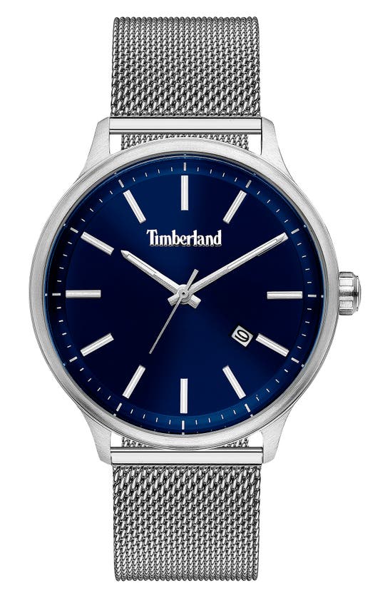TIMBERLAND ALLENDALE MESH STRAP WATCH, 45MM,TBL15638JS03