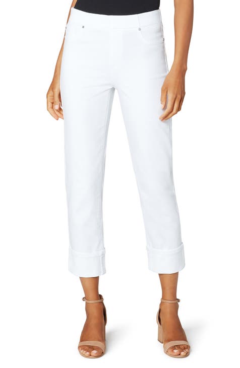 Womens White Cropped And Capri Pants Nordstrom