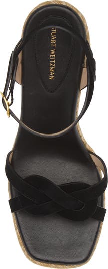 Braided Platform Espadrille Wedge Sandal