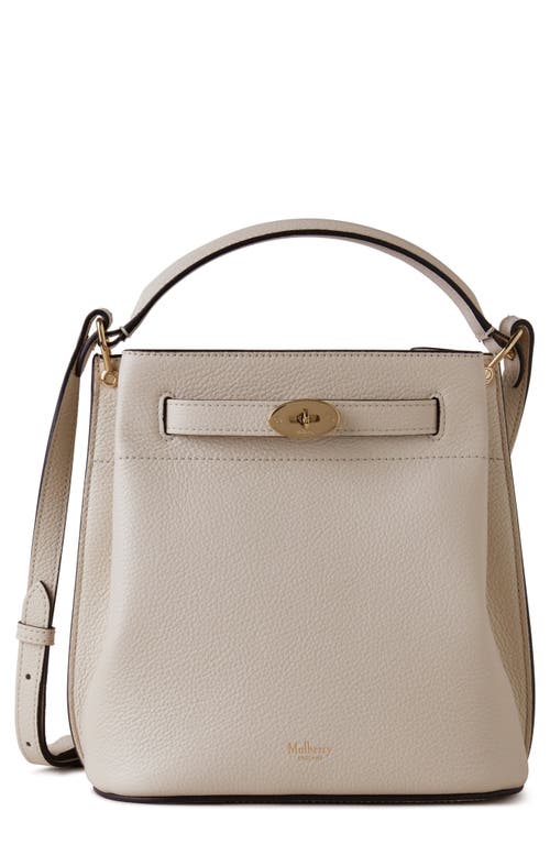 Mulberry Small Islington Classic Leather Bucket Bag in Chalk at Nordstrom