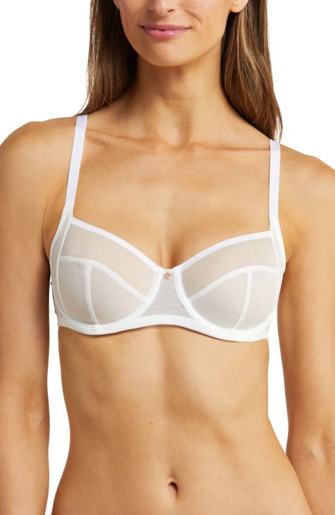 DKNY Intimates SHEERS CONVERTIBLE STRAPLESS - Underwired bra - white 