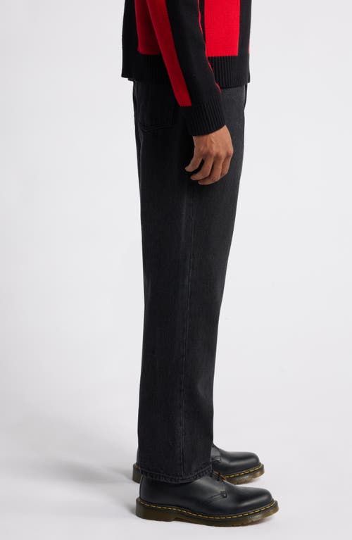 Obey Bender Relaxed Jeans In Faded Black