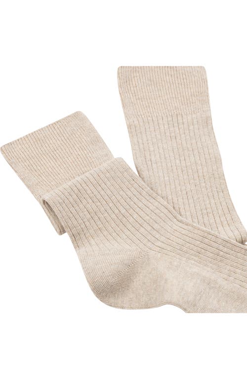 Shop Dkny Assorted 3-pack Crew Socks In Medium Brown