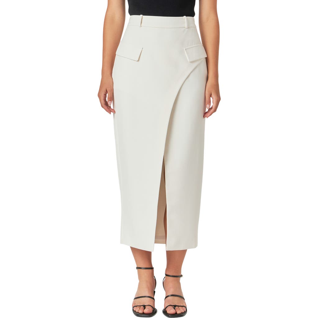 ENDLESS ROSE ENDLESS ROSE FAUX WRAP MIDI SKIRT