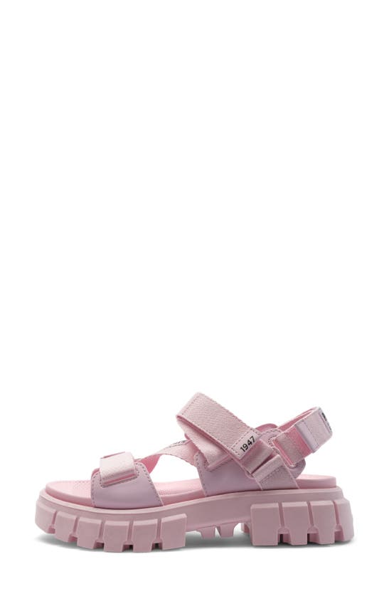 Shop Palladium Revolt Mono Platform Sandal In Cold Pink