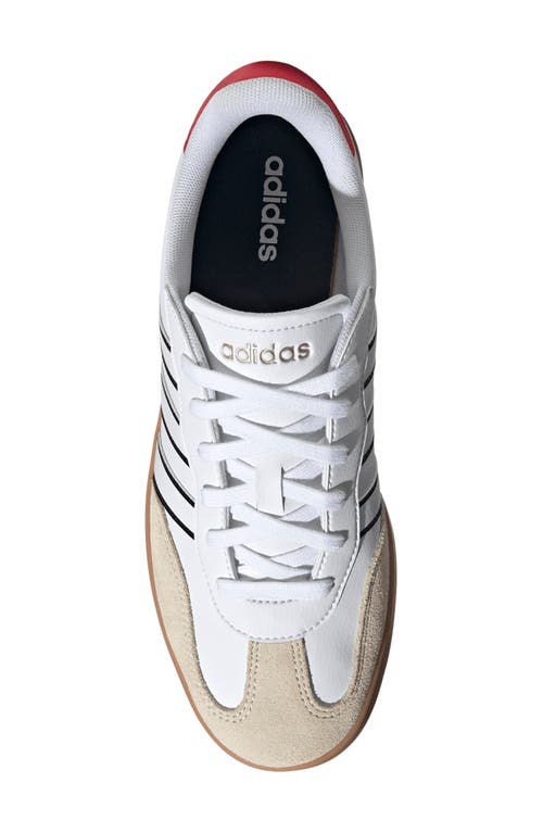 Adidas Originals Adidas Barreda Sneaker In White/white/pure Ruby