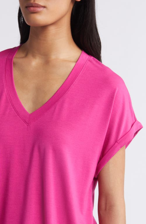 Shop Tommy Bahama Kauai V-neck T-shirt In Pineapple Pink