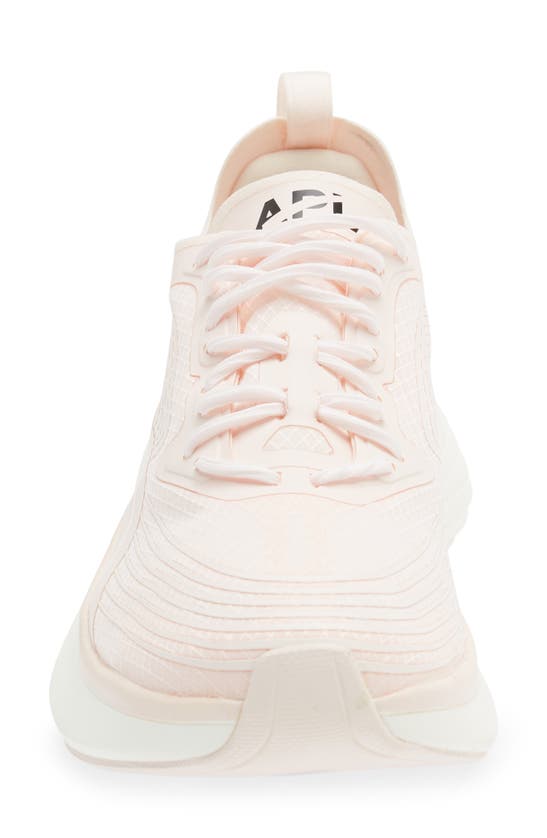 Apl Athletic Propulsion Labs Streamline Running Shoe In Creme / Anthracite / White