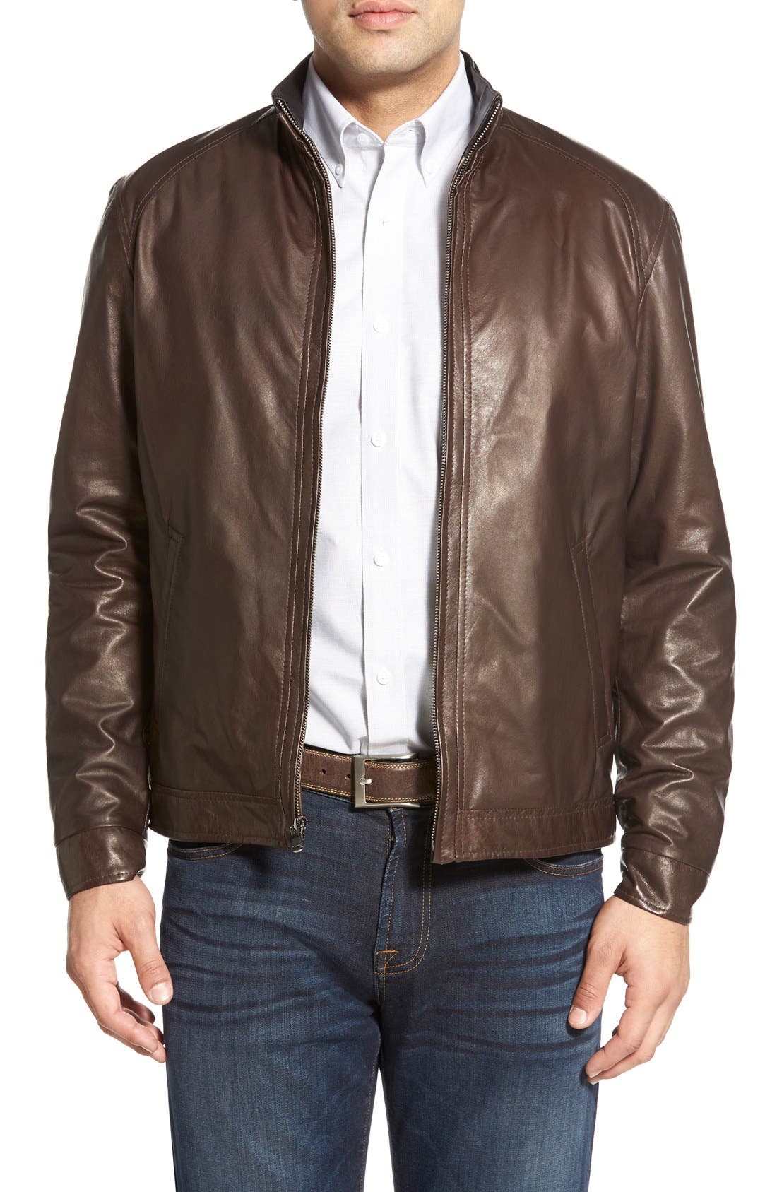 leather jackets dillards mens