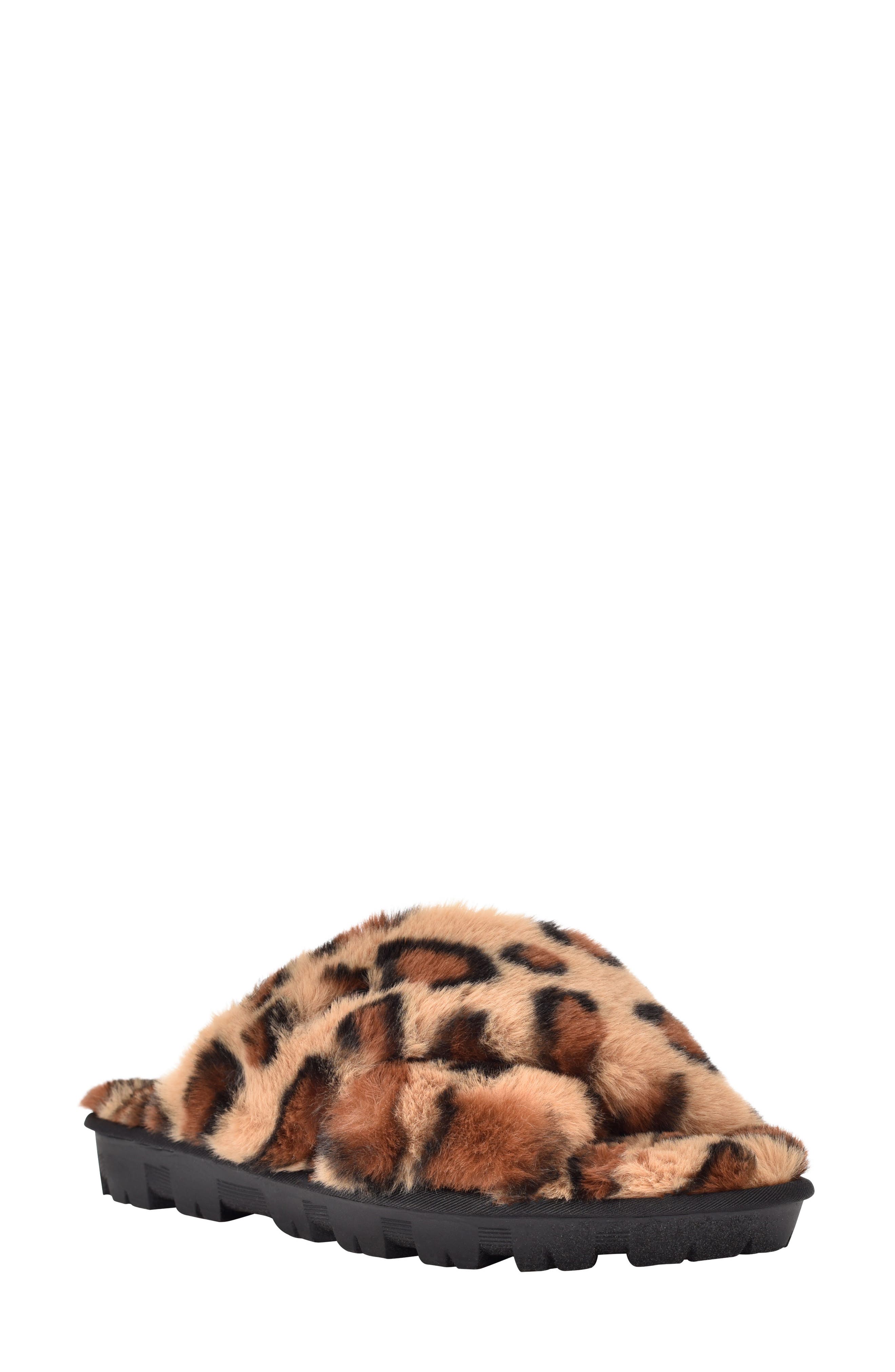 guess fuzzy slippers