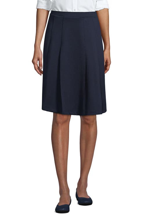 LANDS' END LANDS' END SCHOOL UNIFORM  PONTE PLEAT SKIRT 