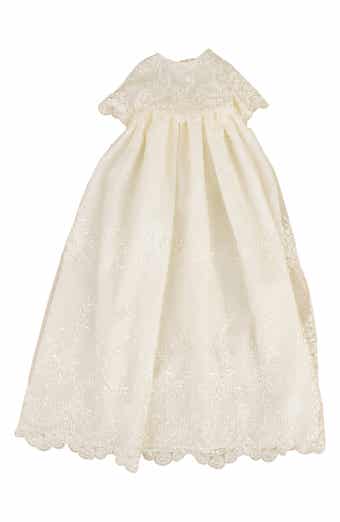 Little Things Mean a Lot Christening Gown Shawl Slip Bonnet