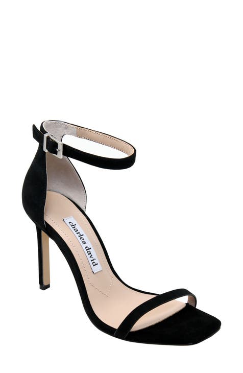 Square-toe Heeled Sandal (Women)