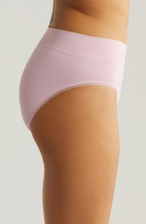 Shop Wacoal Feeling Flexible High Cut Briefs In Pink Nectar