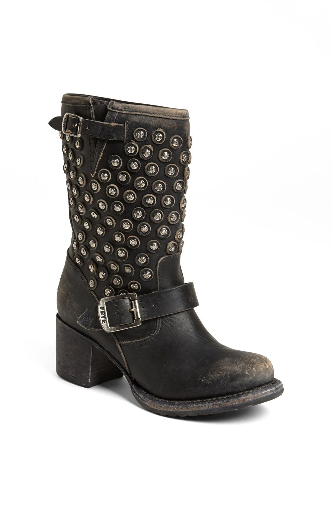frye boots with studs