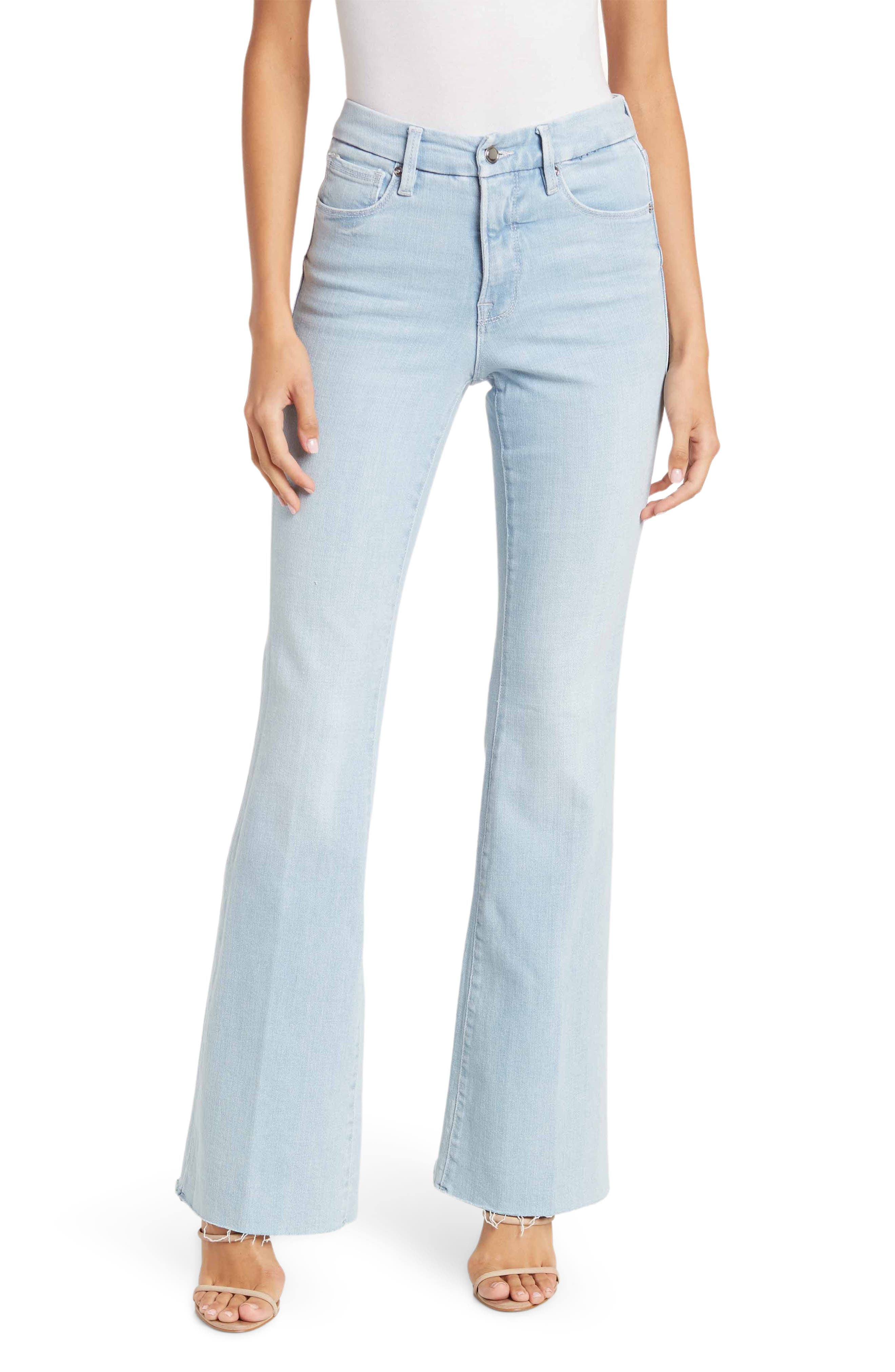 Good American Good Legs Flare Jeans 