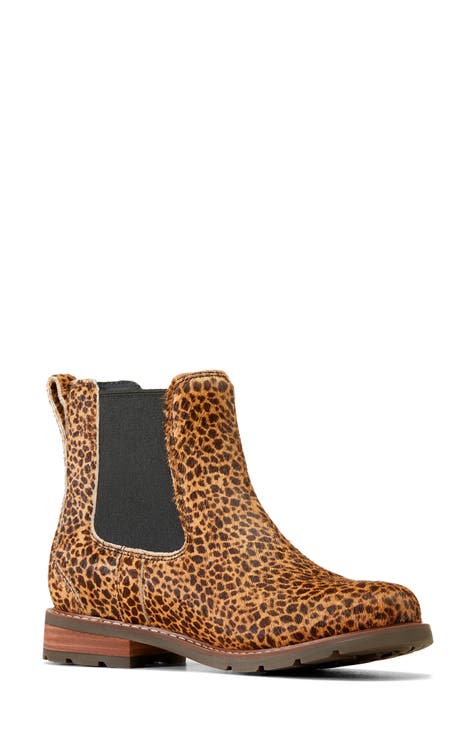 Marisah chelsea outlet leopard bootie