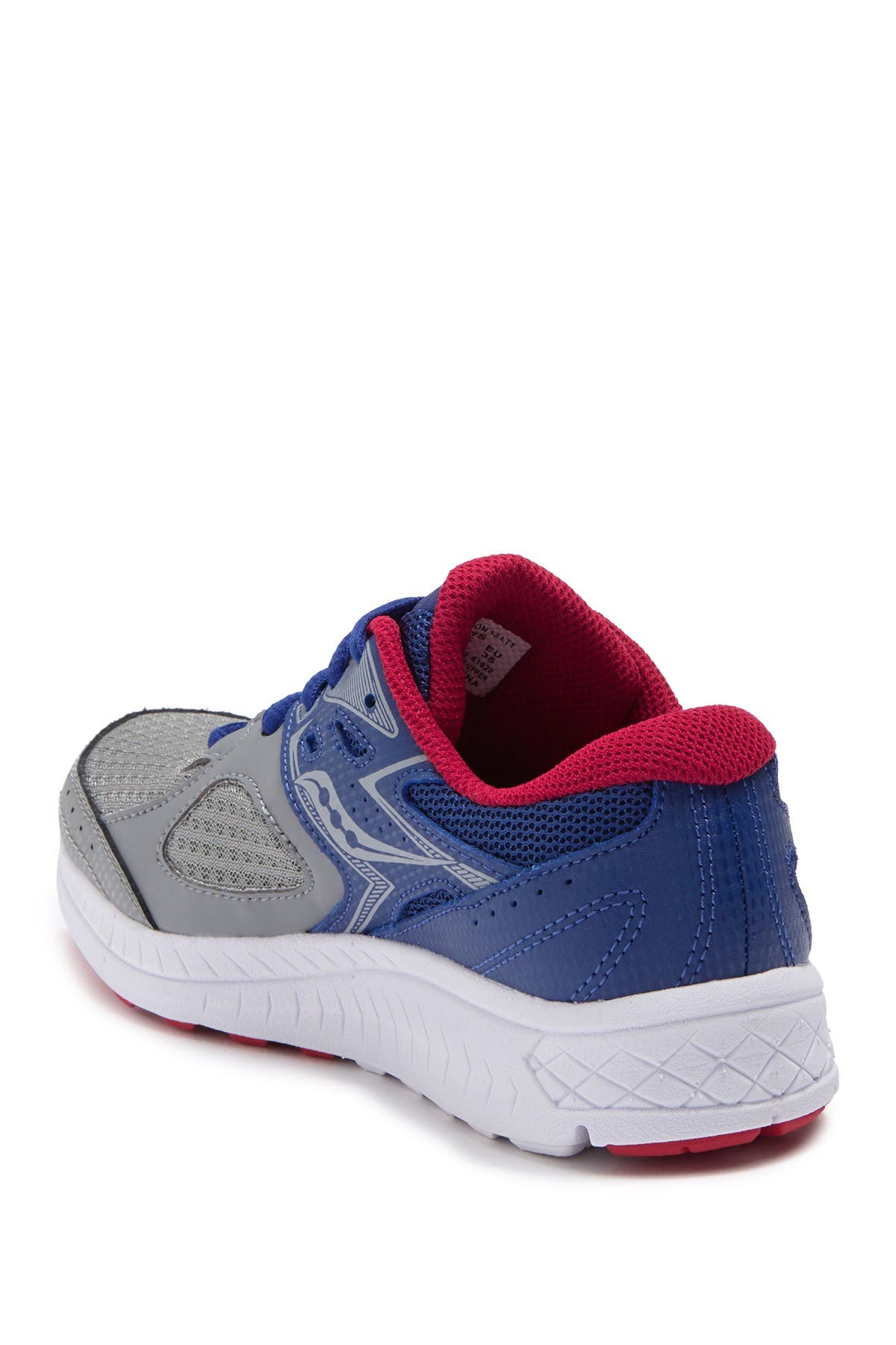 Zapatillas de Atletismo Unisex Ni/ños Saucony S-Cohesion 13 A//C Blue//Grey//Red
