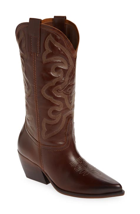 mid calf ladies boots