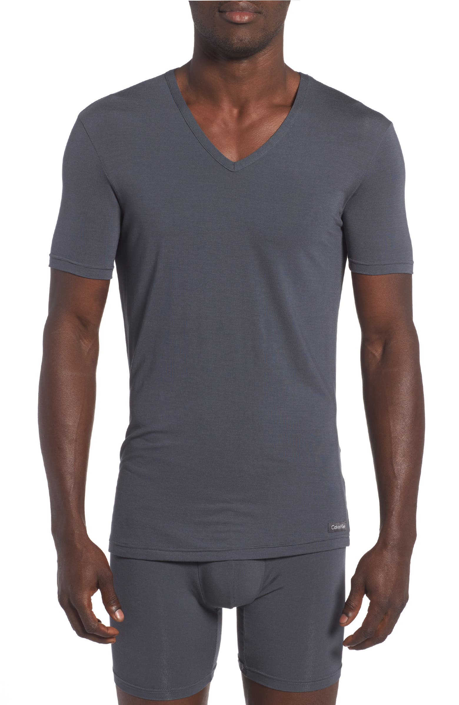 Calvin Klein 'U5563' V-Neck Micromodal T-Shirt | Nordstrom