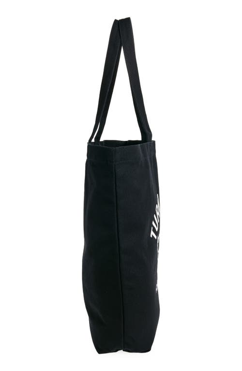 Shop Carhartt Work In Progress Stamp Canvas Tote In Black/white