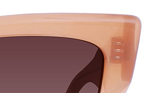 Shop Raen Marza 53mm Square Sunglasses In Papaya/violet Gradient